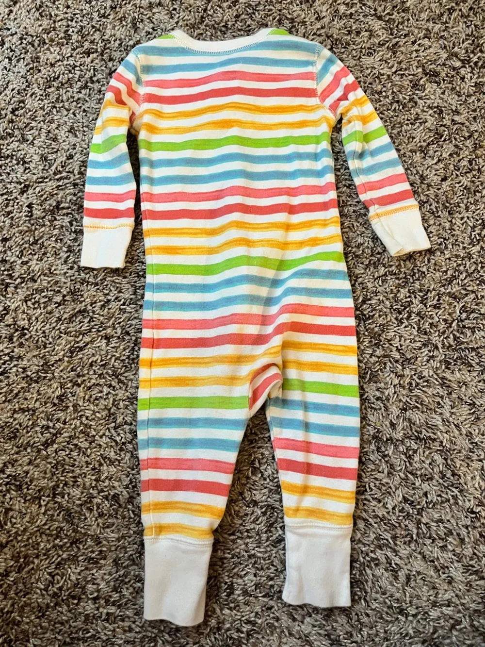 Old Navy Rainbow Stripe Sleeper 12-18 months